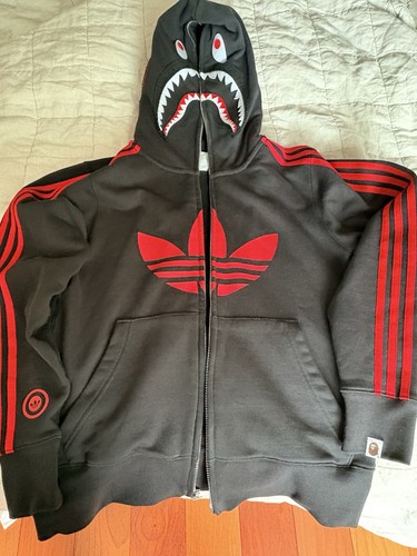 Adidas bape shark hoodie - hoodie, xs