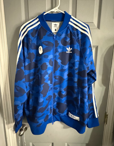 Tuta adidas bape - tuta, blu